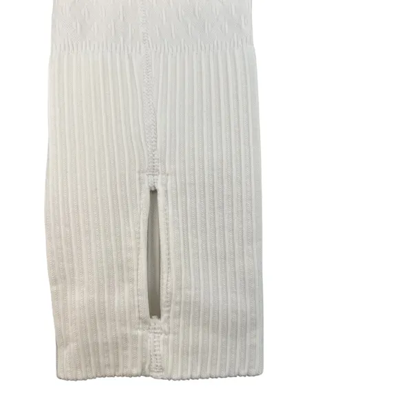 Lululemon Rest Less Hoodie‎ Long Sleeve Seamless Stretch Textured White Size 2 - Image 7