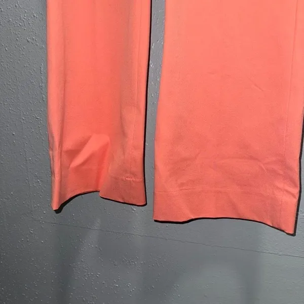 J.Crew Hayden Pants Coral Pink Stretch Straight Leg Trousers Size 8T Tall‎ - Image 3