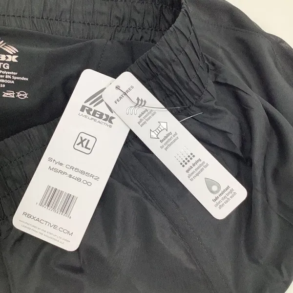 Reebok Size XL Black Lined Live Life Active Shorts . New With Tags - Image 6