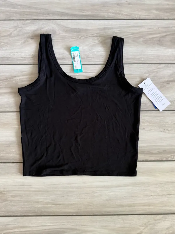 Threads 4 Thought Leira Luxe Jersey Tank Black Large NWT STITCH FIX - Image 5