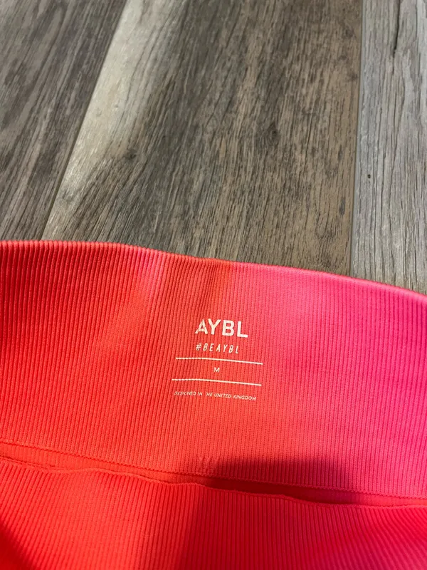 AYBL Balance V2 Seamless Shorts in Coral - Image 4