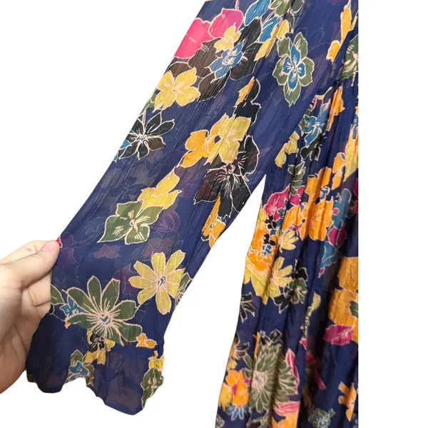 Free‎ People Everything and More Floral Tunic Dress Sz XS - Image 11