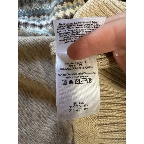Eddie Bauer Collectibles Sz XXL‎ Button Down Cardigan Sweater Rabbit Hair Blend - Image 11