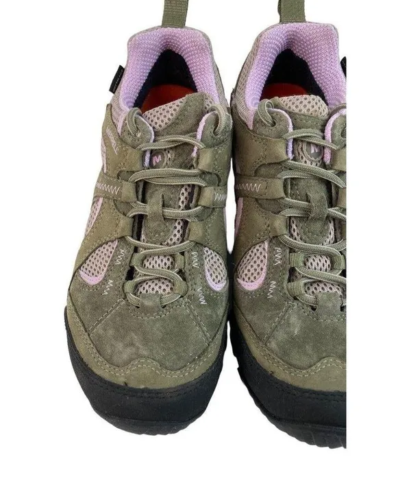 Merrell Chameleon Arc 2 Hiking Shoes Womens 7.5 Olive Orchid Lace Up Gor-Tex - Image 9