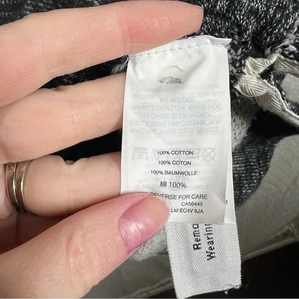 J. Crew Black Space Dye Funnel Neck Pullover‎ Sweater - Image 3