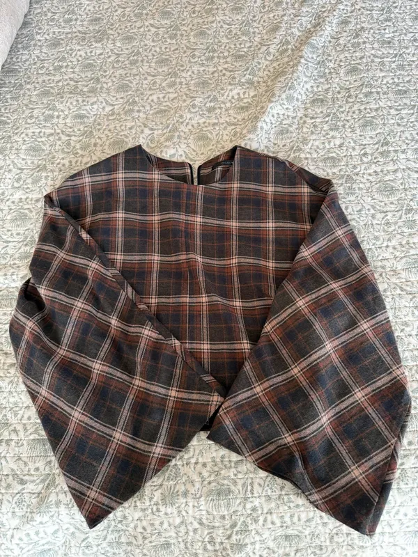 Zara plaid top - Image 2