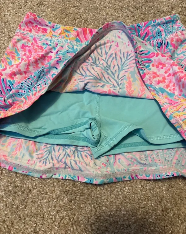 Lily Pulitzer Girls Skort- size S (4/5) - Image 4