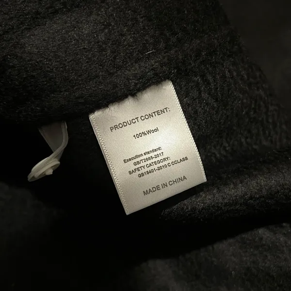 Wool Trench Coat Winter Jacket Parka Bomber Office Coat Wool Jacket Fall Jacket Black - Image 4
