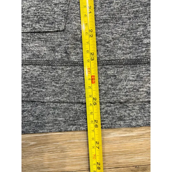 Aerie Just Add Leggings Hoodie Large Gray Longline Soft Pullover - Image 3