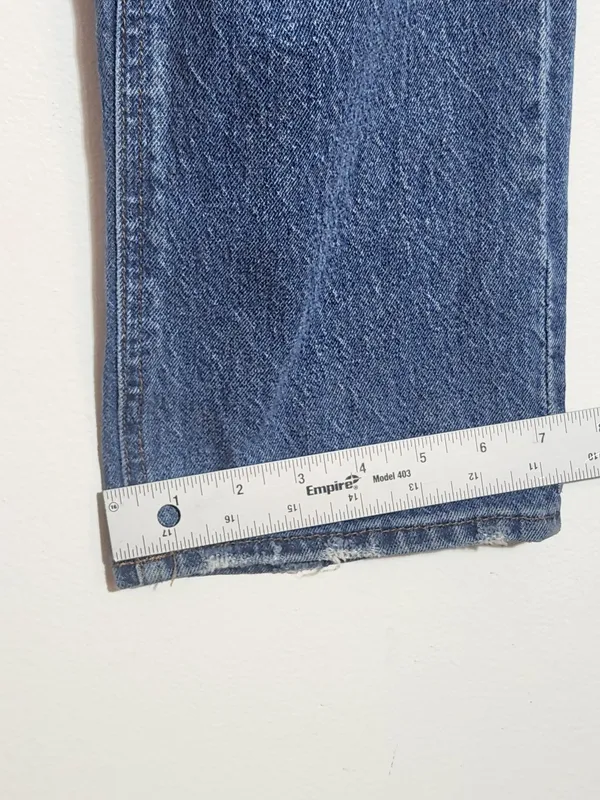 H&M Womens Button-Fly Distressed Straight Leg Jeans Size 6 - Image 7
