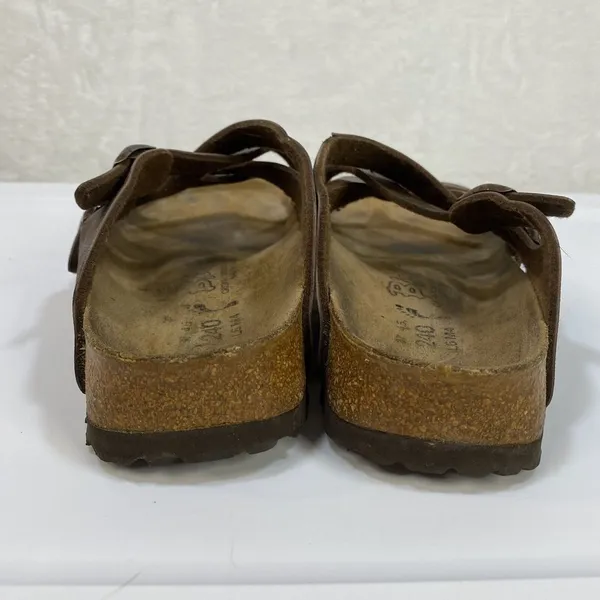 Birki's Birkenstock‎ Sandals 37 US L6 Narrow Mocha Calais Two Strap Sandals - Image 9