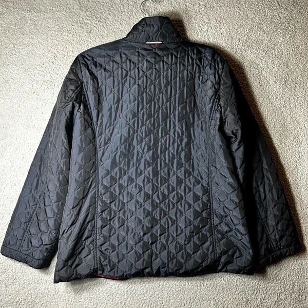 Tommy Hilfiger‎ Jacket Womens XL Blue Quilted Water Repellent Full Zip Jacket - Image 4