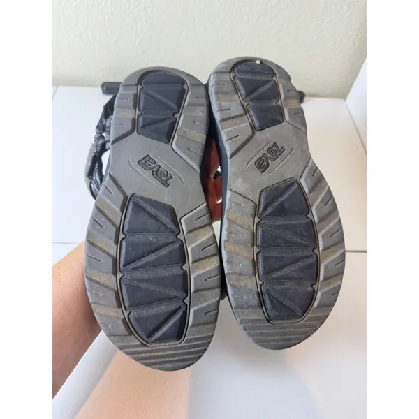 Teva Hurricane XLT2 Sandals Women‎ Size 5 Black Grey Geometric Strappy Gorpcore - Image 2