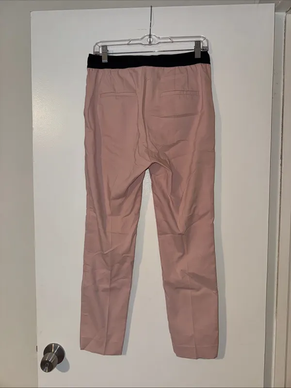 Zara Women’s Classic Slim Pants in Dusty Rose Size Medium - Image 4