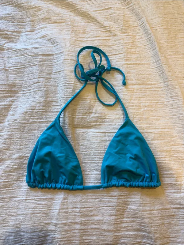 Frankie's Bikinis Nick Triangle String Bikini Top - Image 2