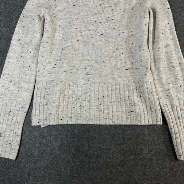 Madewell Donegal Smoke Roll Neck Wool Blend Sweater Grey K5410 Womens Small NWT - Image 10