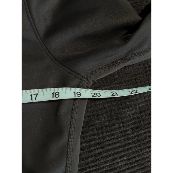Victoria‎ Sport Athletic Jacket Logo Pockets Full Zip Size S Black Thumb Holes - Image 6