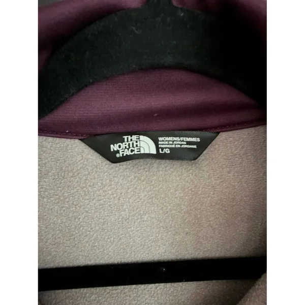 The North Face Canyonlands 1/4 Zip Pullover Women L Plum Purple - Image 3
