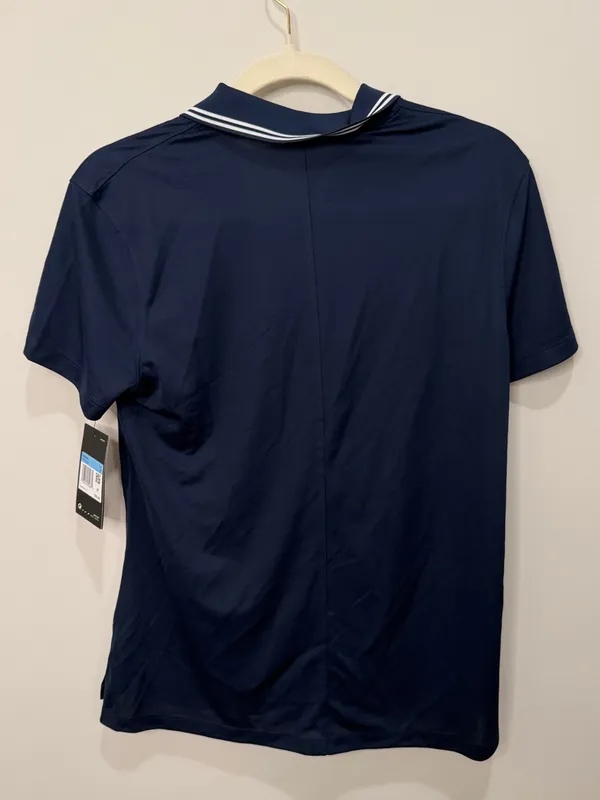 Nike Golf Dri-FIT Navy Blue Short Sleeve Polo Shirt BV0217-419 Womens Medium NWT - Image 5