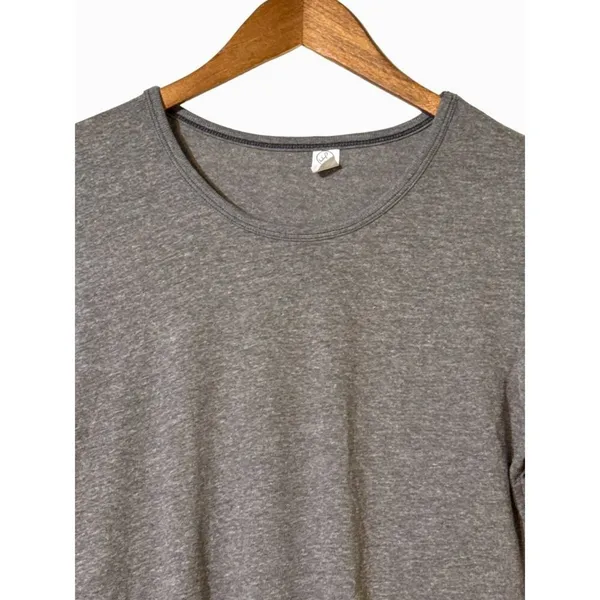 Alternative Apparel Gray Cotton Blend Long Sleeve Pullover Shirt NWT Women's L - Image 3