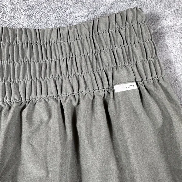 Vuori Women Small Villa Jogger Pants Army Green Stretch Sporty Silky Soft - Image 4