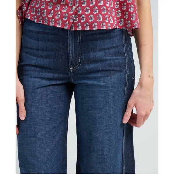 AG Adriano Goldschmied NWT Daily Blue Easy‎ Wide Leg High Waist Jean Zephyr Sz 28 - Image 2