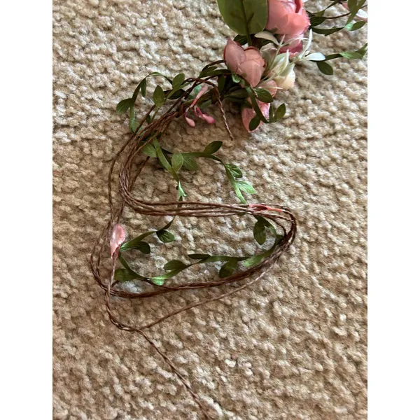 Flower crown hair accessories hair bands leaves party - Image 4