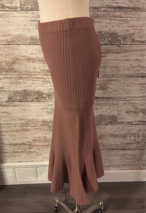 Indikah Selfie Leslie Skirt Midi Antique Rose Flare  - Image 10