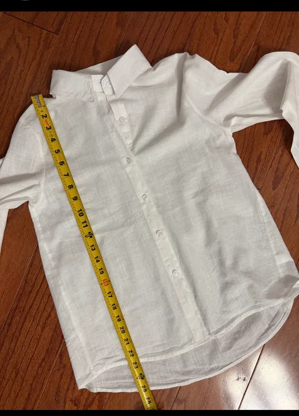 Button down Long sleeve White blouse - Image 7