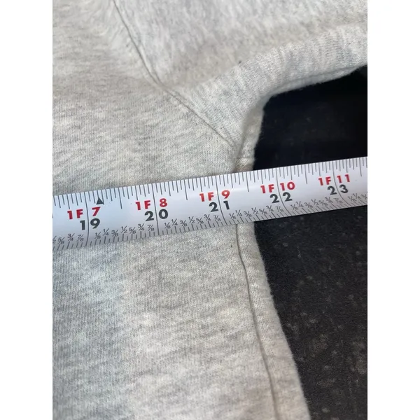 Playboy by PacSun Y2K Gray Crewneck Sweatshirt S Green Textured Logo Pullover - Image 9