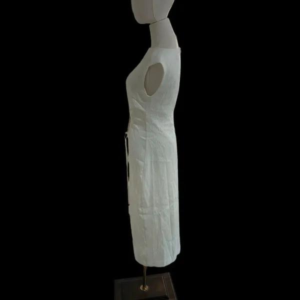 TRINA TURK Evelyn 2 Dress, White Lined, Size 2, NWT - Image 7