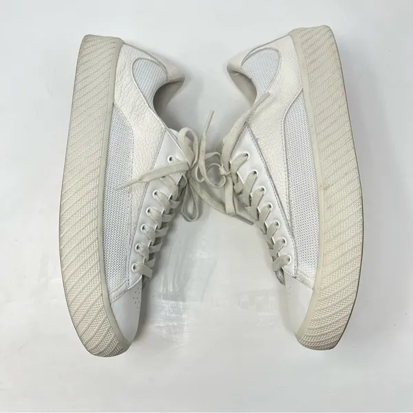 BY FAR Rodina Grained Low Sneakers Cream White Womens Size EU 40 / US‎ 10 - Image 8