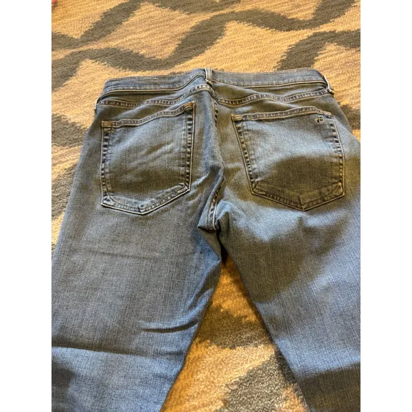 Rag & Bone Dre Capri Jeans Distressed Step Hem Size 28 Made in USA - Image 4