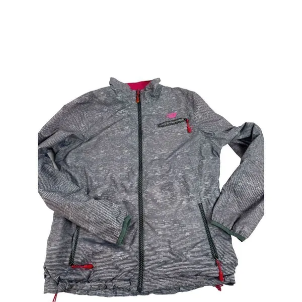 New Balance water repellent full zipper gray jacket - Image 3