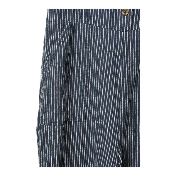 Old‎ Navy Striped Button Front Jumpsuit Sleeveless Navy White Women Size Small - Image 3