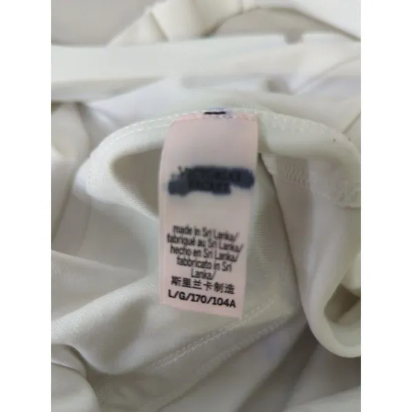 Victoria secret white romper sz Large L 1 pc tennis outfit stretchy stretch - Image 4