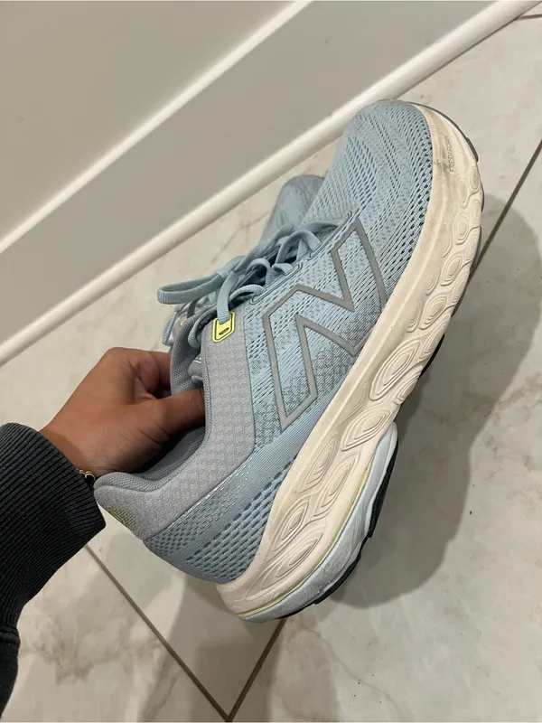 New Balance Light Chrome Blue Fresh Foam X Sneakers Size 11 US - Image 4