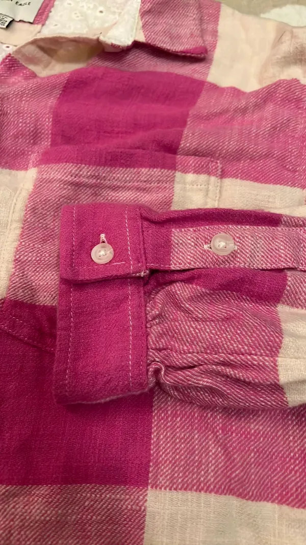 American Eagle outfitters flannel button down shirt - Image 4