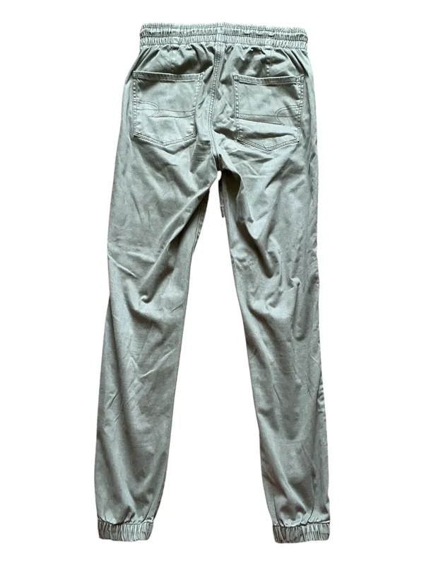 American Eagle Olive Green Stretch Joggers - Size 2 - Image 2