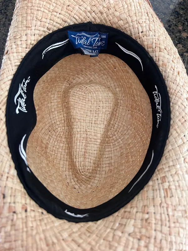 New w/tag Tidal Tom Straw Cowboy Hat, M/L - Image 5