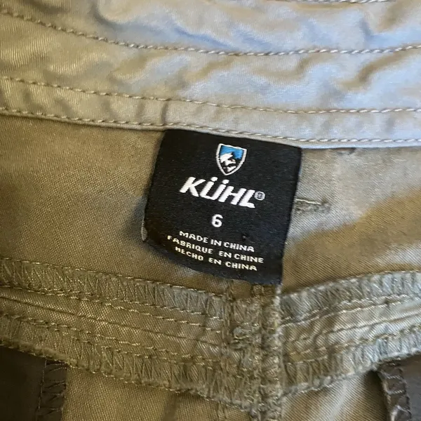 Kuhl Shorts Womens 6 Green Splash 9.5 Inseam Hiking Cargo Outdoor Camping Trail - Image 4