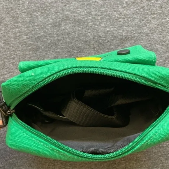Green Canvas Messenger Shoulder Bag‎ with Stress Relief Chicken Toy Cute Satche - Image 5