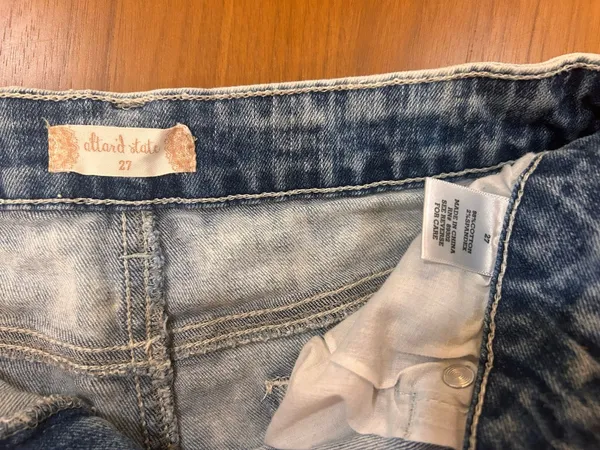 Altar'd State Jean Shorts Light Wash  - Image 4