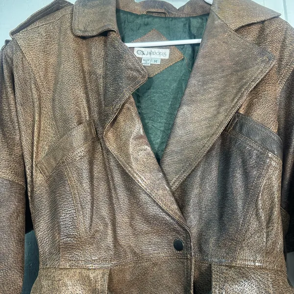 Vintage Jarrod’s Leather Jacket Size Medium GUC - Image 5