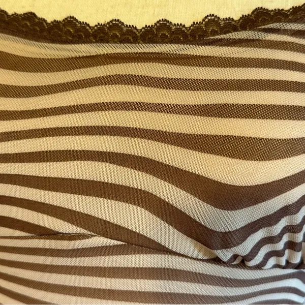 Wild Fable Women’s Zebra Midi Dress Brown Tan XS - Image 3