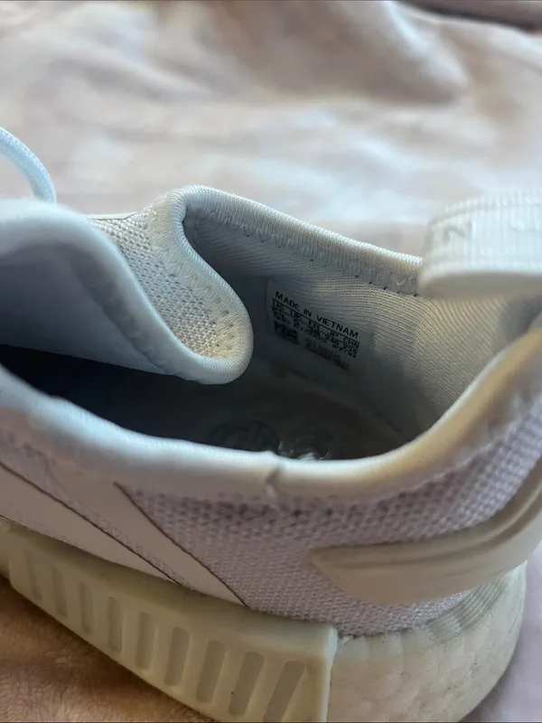 adidas White Women's Lace-Up Sneakers - Image 3