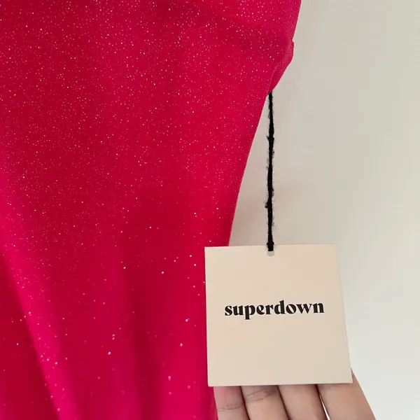 NEW Sydney Sparkle Glitter Bodycon Mini Dress Party Pink - Image 4