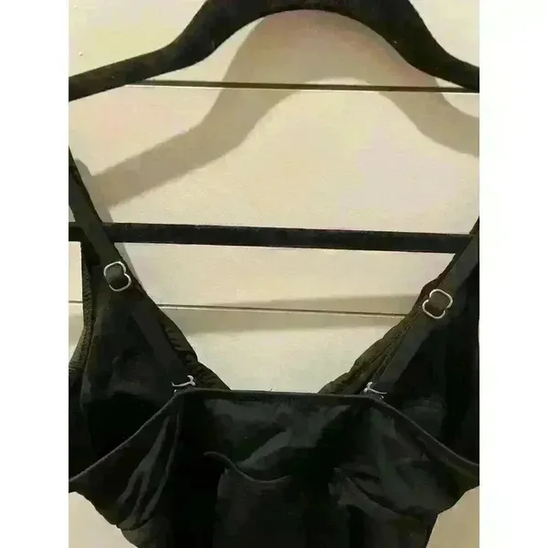 Garnet Hill Black Tankini Top, size 2 - Image 6