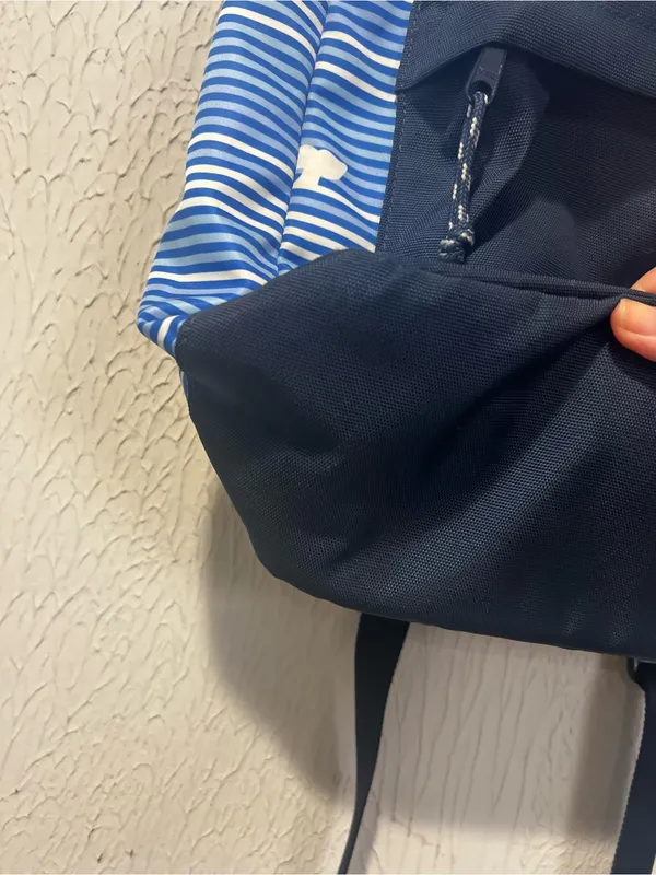Vineyard Vines Whale Blue and White striped Backpack - Image 8