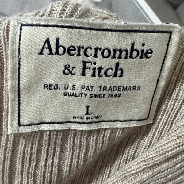 Abercrombie Zip Cardigan Size‎ Large - Image 3